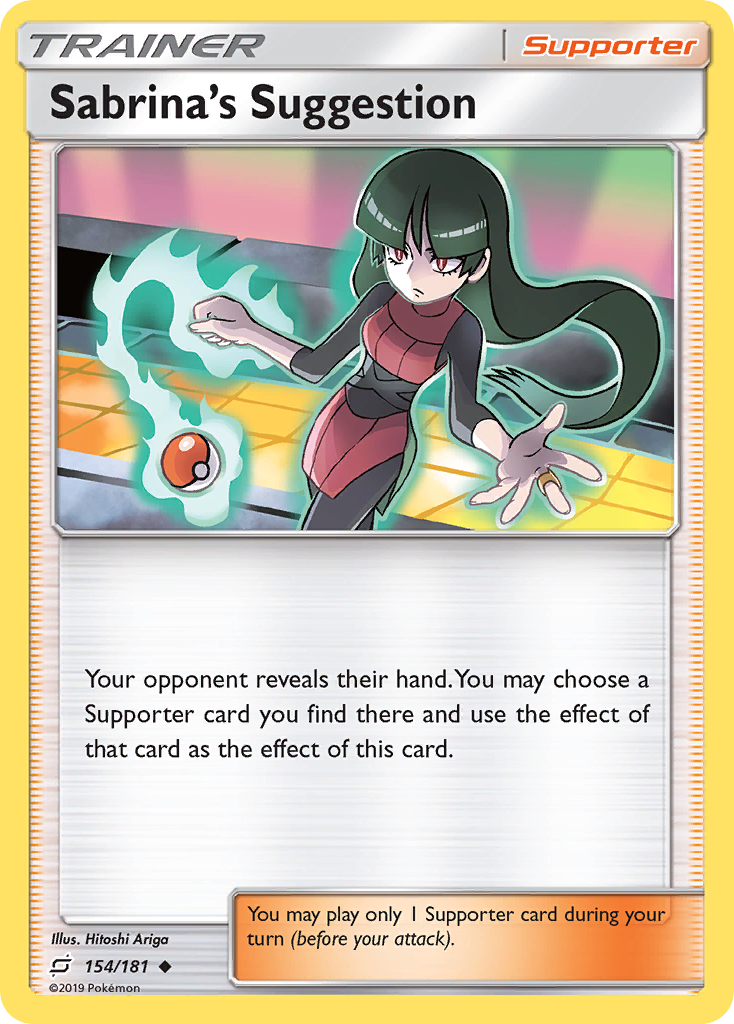 Sabrina's Suggestion (154/181) [Sun & Moon: Team Up] | Enigma On Main