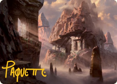 Mountain (277) Art Card (Gold-Stamped Signature) [Dungeons & Dragons: Adventures in the Forgotten Realms Art Series] | Enigma On Main