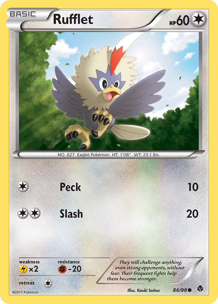 Rufflet (86/98) [Black & White: Emerging Powers] | Enigma On Main