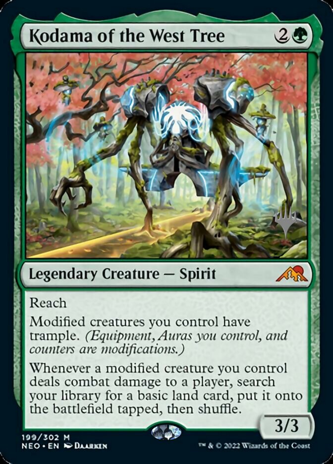 Kodama of the West Tree (Promo Pack) [Kamigawa: Neon Dynasty Promos] | Enigma On Main