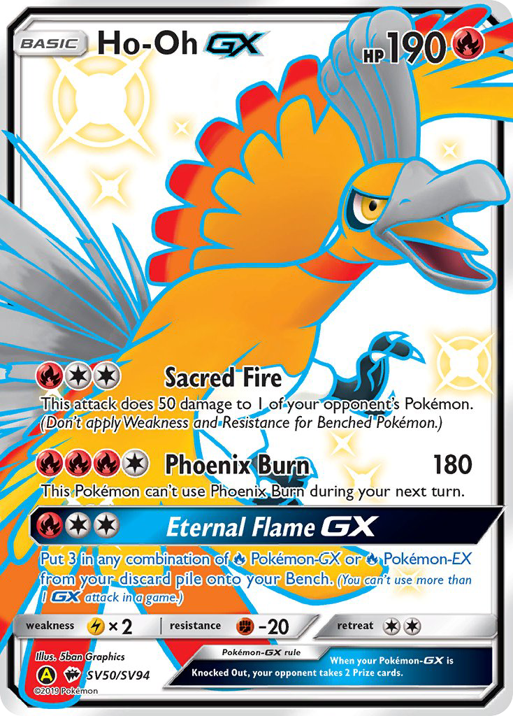 Ho-Oh GX (SV50/SV94) [Sun & Moon: Hidden Fates - Shiny Vault] | Enigma On Main