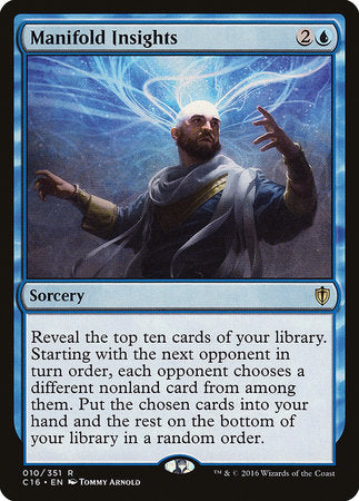 Manifold Insights [Commander 2016] | Enigma On Main