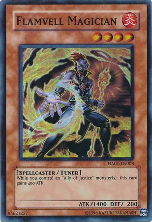 Flamvell Magician [HA01-EN008] Super Rare | Enigma On Main