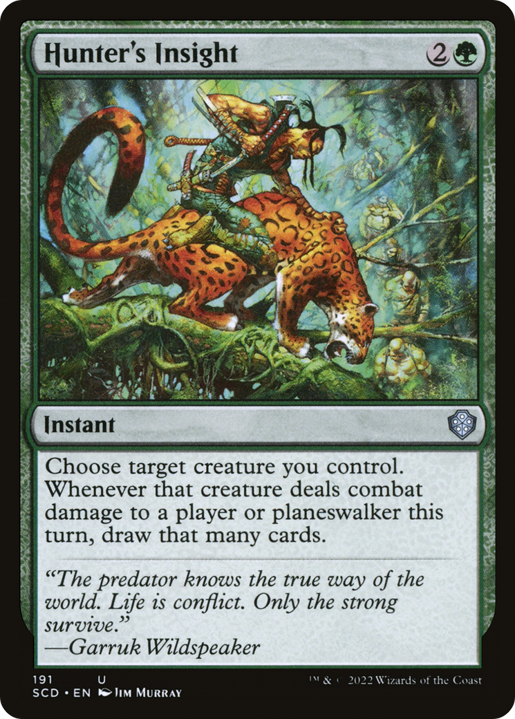 Hunter's Insight [Starter Commander Decks] | Enigma On Main