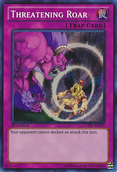 Threatening Roar [LCYW-EN297] Secret Rare | Enigma On Main