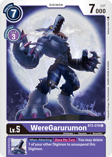 WereGarurumon [BT2-078] [Release Special Booster Ver.1.0] | Enigma On Main