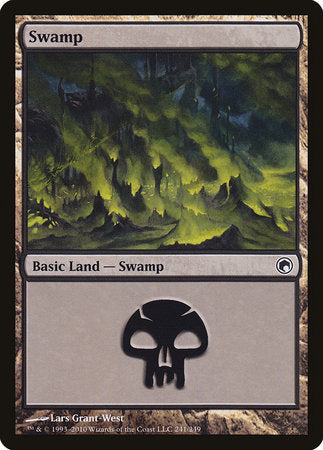 Swamp (241) [Scars of Mirrodin] | Enigma On Main