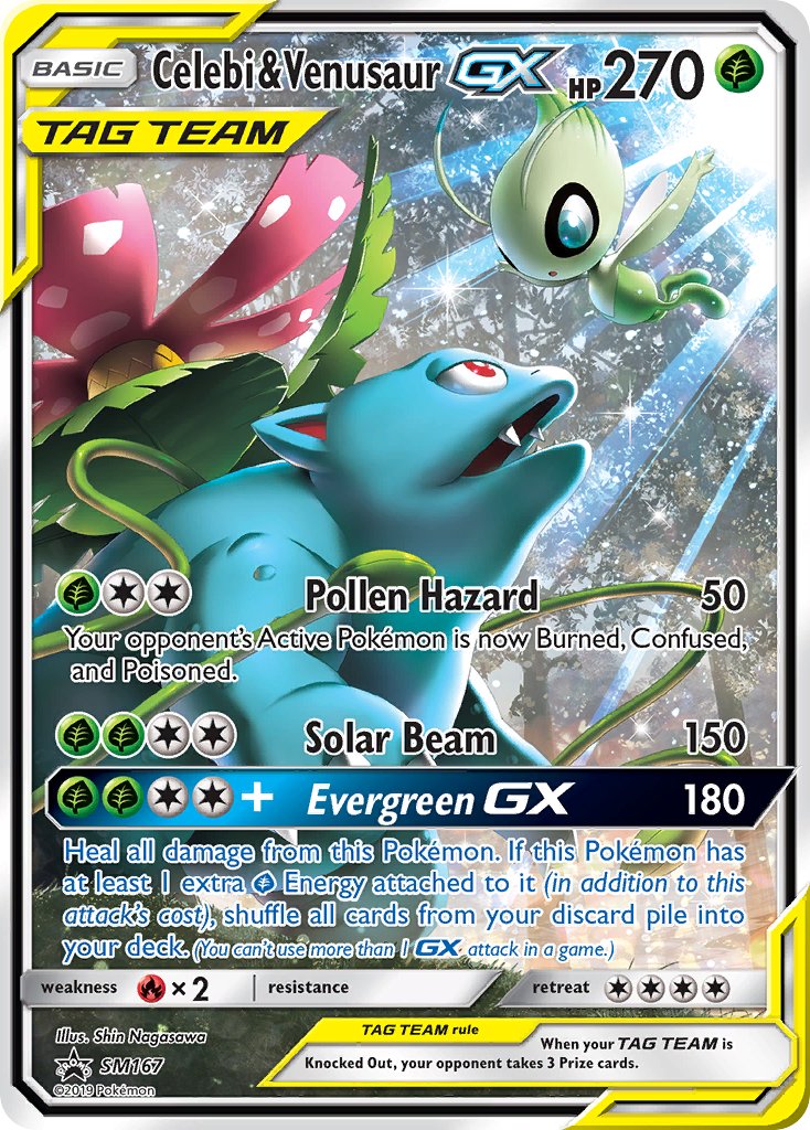 Celebi & Venusaur GX (SM167) [Sun & Moon: Black Star Promos] | Enigma On Main