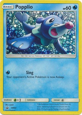 Popplio (SM03) (General Mills Promo) [Sun & Moon: Black Star Promos] | Enigma On Main