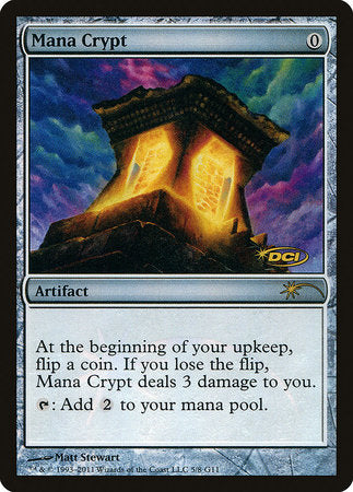 Mana Crypt [Judge Gift Cards 2011] | Enigma On Main