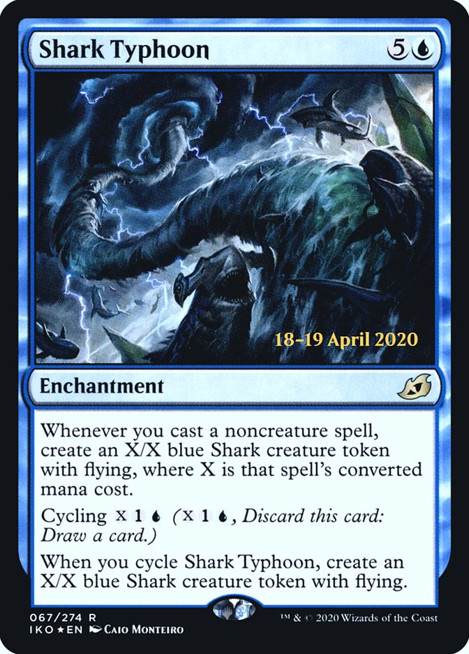 Shark Typhoon  [Ikoria: Lair of Behemoths Prerelease Promos] | Enigma On Main