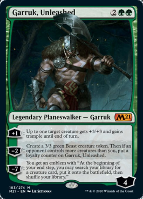 Garruk, Unleashed [Core Set 2021] | Enigma On Main