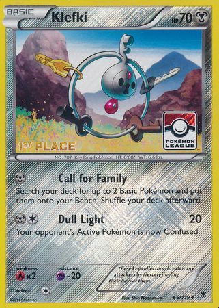 Klefki (66/119) (League Promo 1st Place) [XY: Phantom Forces] | Enigma On Main