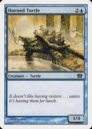 Horned Turtle [Eighth Edition] | Enigma On Main