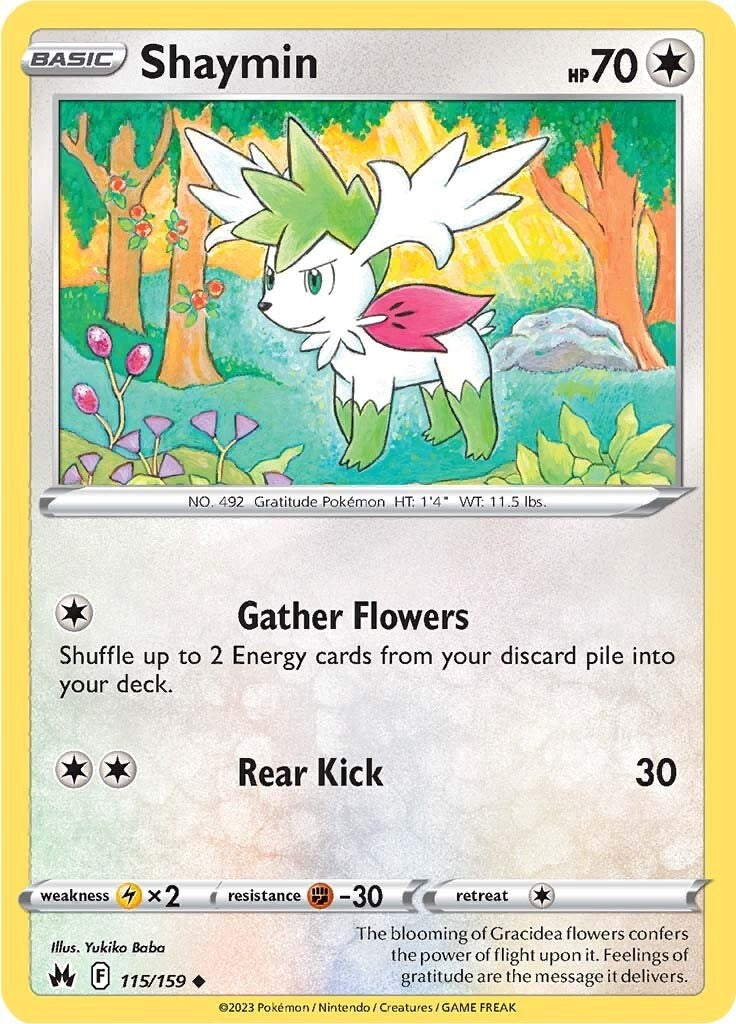 Shaymin (115/159) [Sword & Shield: Crown Zenith] | Enigma On Main