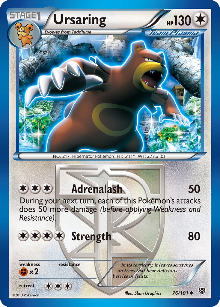 Ursaring (76/101) [Black & White: Plasma Blast] | Enigma On Main