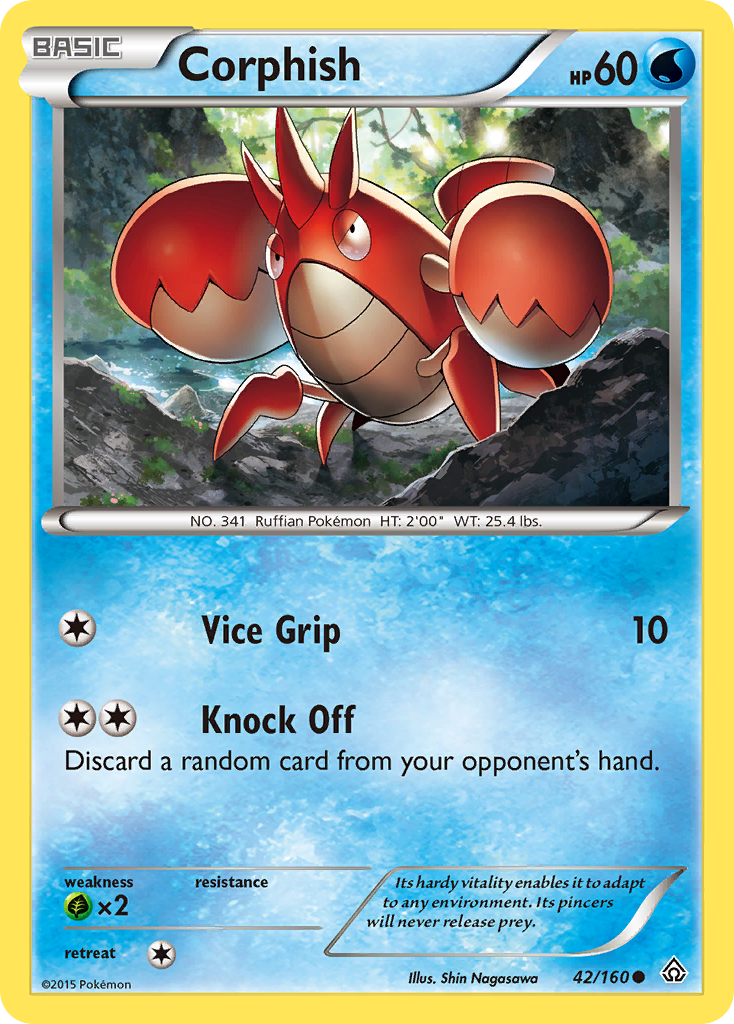 Corphish (42/160) [XY: Primal Clash] | Enigma On Main