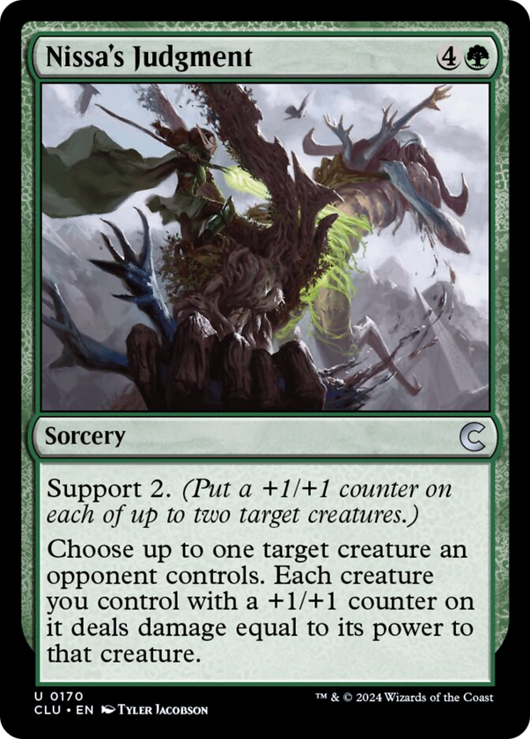 Nissa's Judgment [Ravnica: Clue Edition] | Enigma On Main