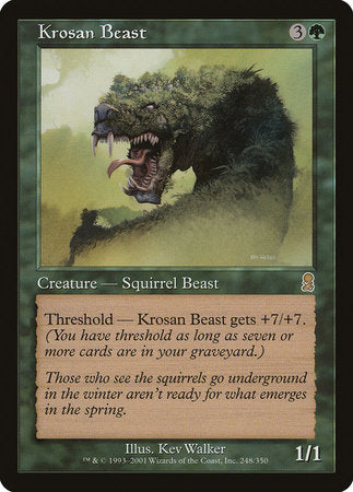 Krosan Beast [Odyssey] | Enigma On Main