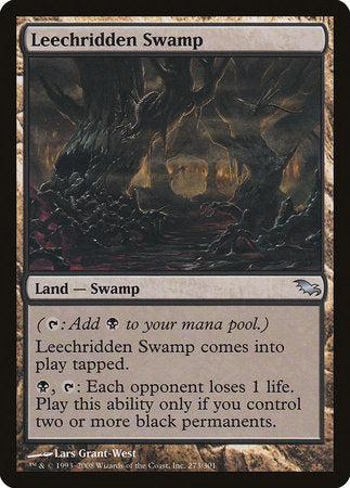 Leechridden Swamp [Shadowmoor] | Enigma On Main