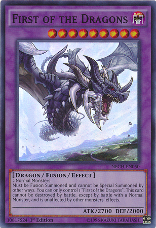 First of the Dragons [NECH-EN050] Super Rare | Enigma On Main