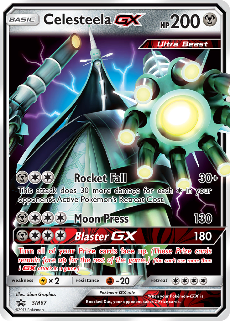 Celesteela GX (SM67) [Sun & Moon: Black Star Promos] | Enigma On Main