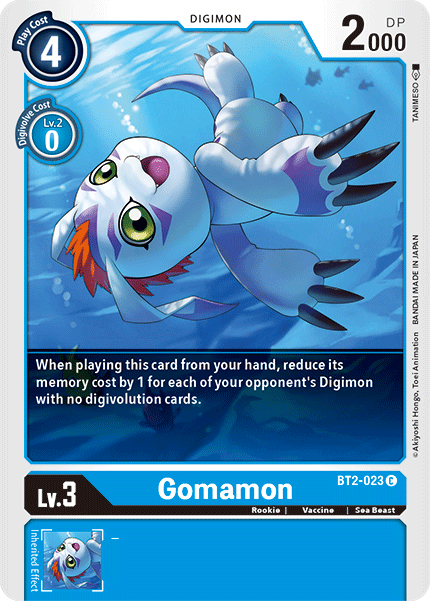 Gomamon [BT2-023] [Release Special Booster Ver.1.5] | Enigma On Main