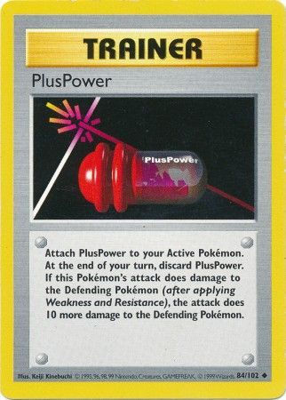 PlusPower (84/102) [Base Set Shadowless Unlimited] | Enigma On Main