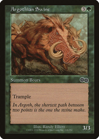 Argothian Swine [Urza's Saga] | Enigma On Main