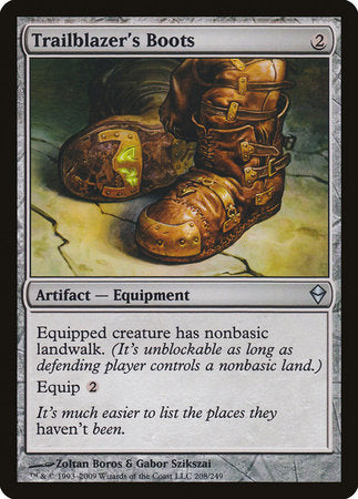 Trailblazer's Boots [Zendikar] | Enigma On Main