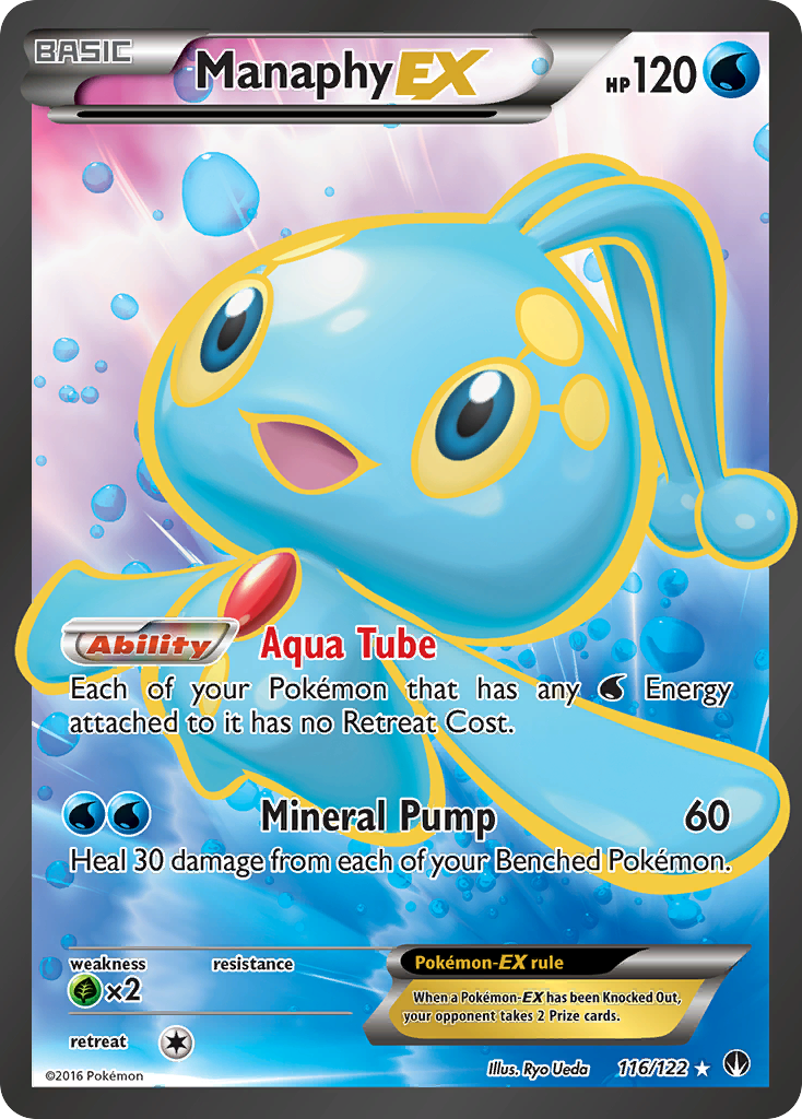 Manaphy EX (116/122) [XY: BREAKpoint] | Enigma On Main