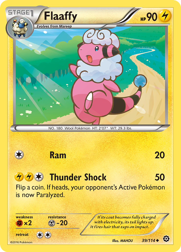 Flaaffy (39/114) [XY: Steam Siege] | Enigma On Main