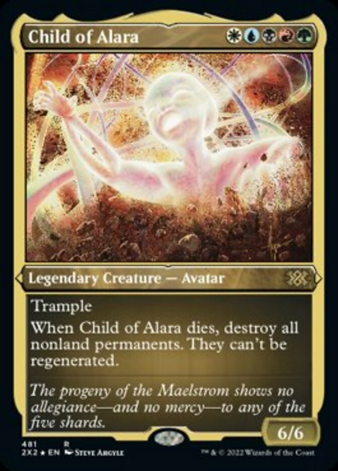 Child of Alara (Foil Etched) [Double Masters 2022] | Enigma On Main