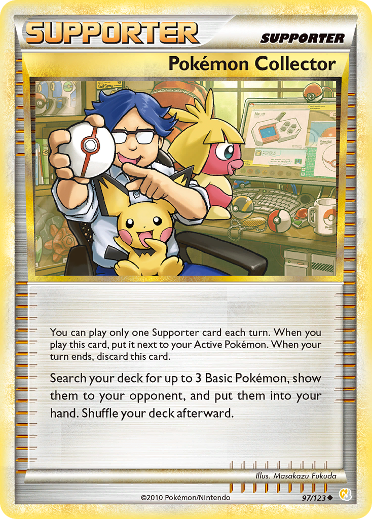 Pokemon Collector (97/123) [HeartGold & SoulSilver: Base Set] | Enigma On Main