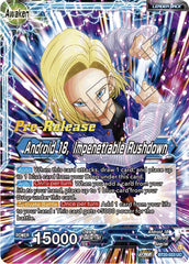 Android 18 // Android 18, Impenetrable Rushdown (BT20-023) [Power Absorbed Prerelease Promos] | Enigma On Main