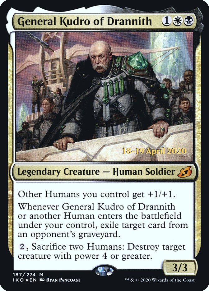 General Kudro of Drannith  [Ikoria: Lair of Behemoths Prerelease Promos] | Enigma On Main