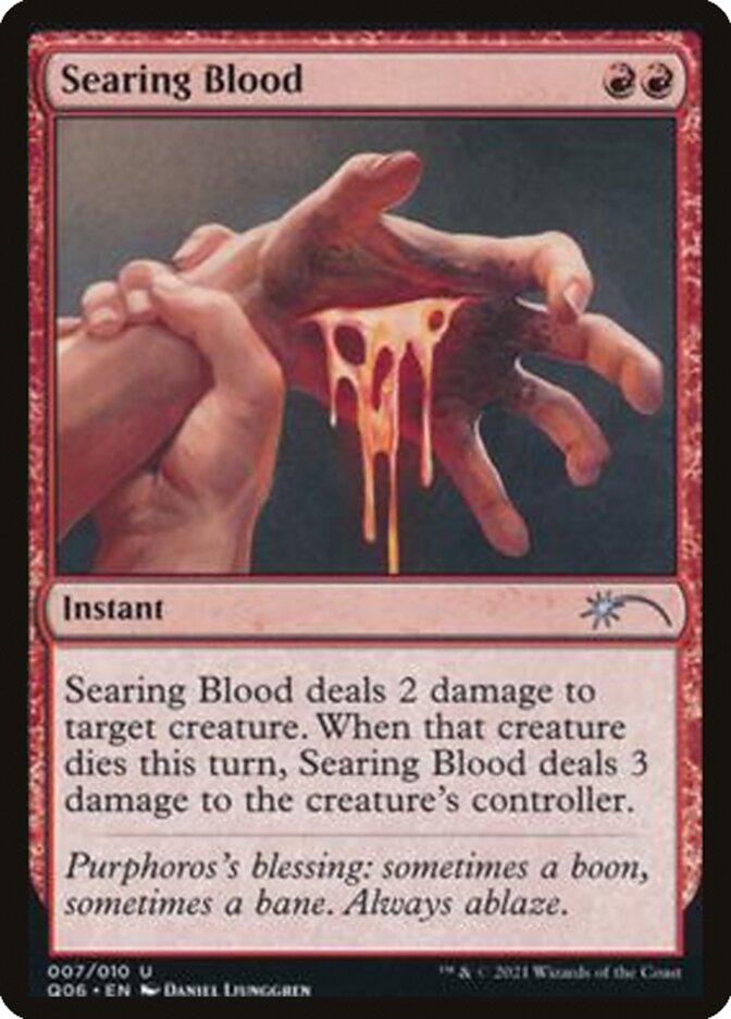 Searing Blood [Pioneer Challenger Decks 2021] | Enigma On Main