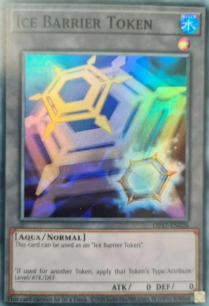 Ice Barrier Token [OP17-EN026] Super Rare | Enigma On Main