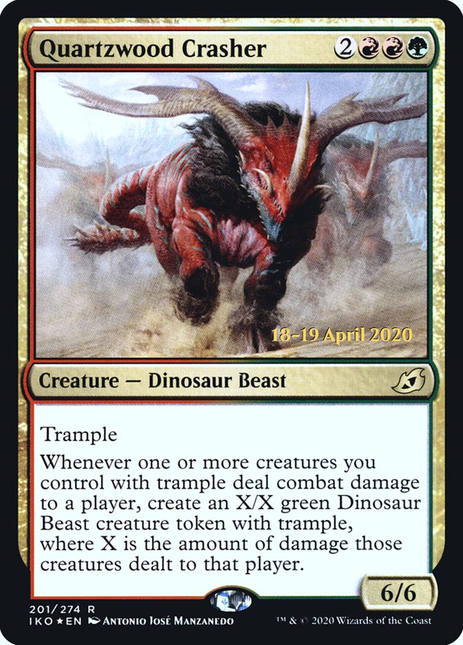 Quartzwood Crasher  [Ikoria: Lair of Behemoths Prerelease Promos] | Enigma On Main