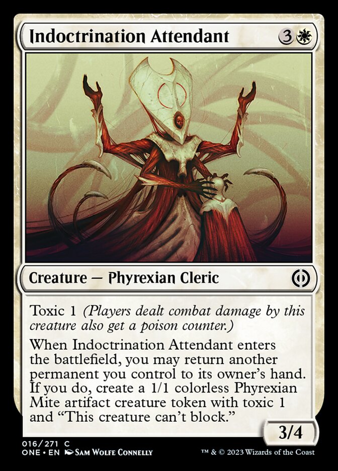 Indoctrination Attendant [Phyrexia: All Will Be One] | Enigma On Main