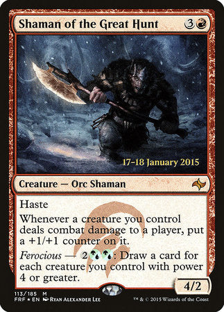 Shaman of the Great Hunt [Fate Reforged Promos] | Enigma On Main