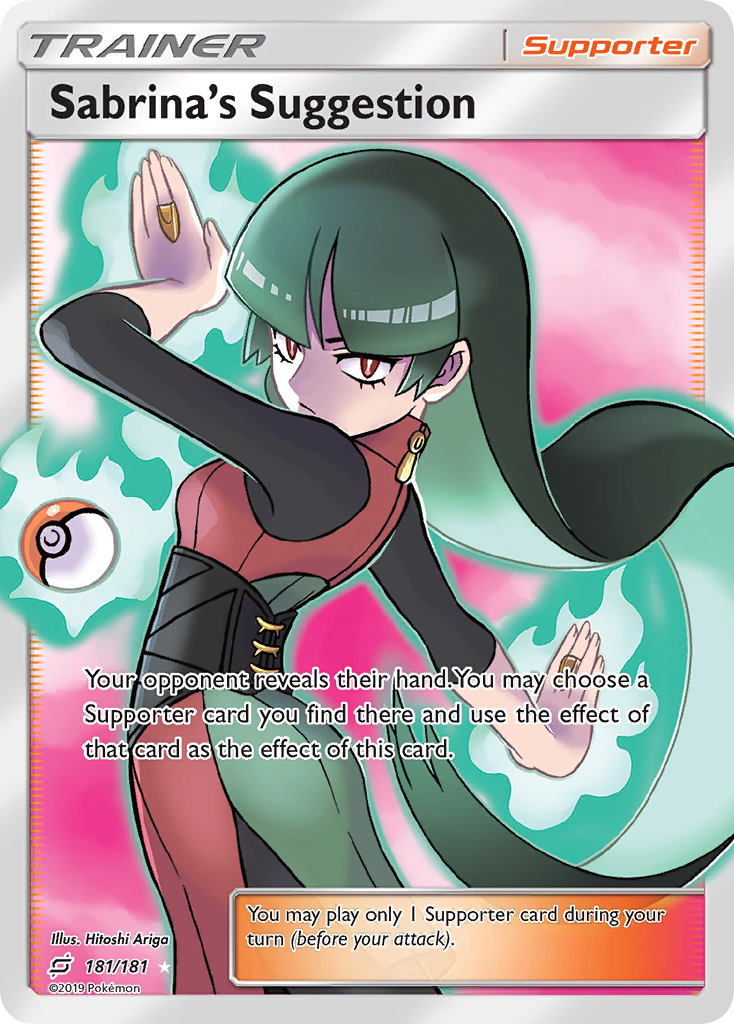 Sabrina's Suggestion (181/181) [Sun & Moon: Team Up] | Enigma On Main