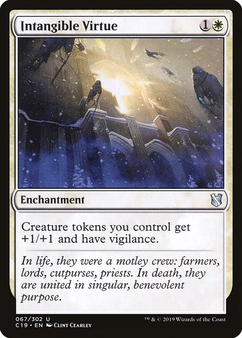 Intangible Virtue [Commander 2019] | Enigma On Main