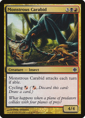 Monstrous Carabid [Alara Reborn] | Enigma On Main