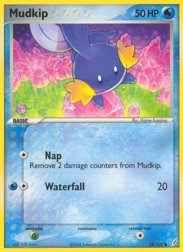 Mudkip (58/100) [EX: Crystal Guardians] | Enigma On Main