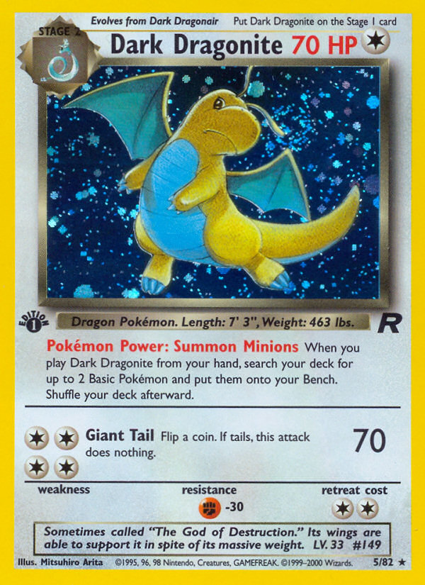 Dark Dragonite (5/82) [Team Rocket 1st Edition] | Enigma On Main