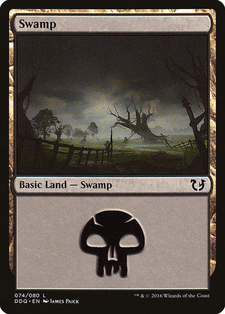 Swamp (74) [Duel Decks: Blessed vs. Cursed] | Enigma On Main