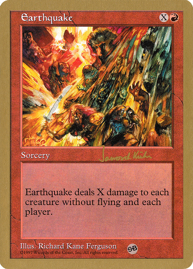 Earthquake (Janosch Kuhn) (SB) [World Championship Decks 1997] | Enigma On Main