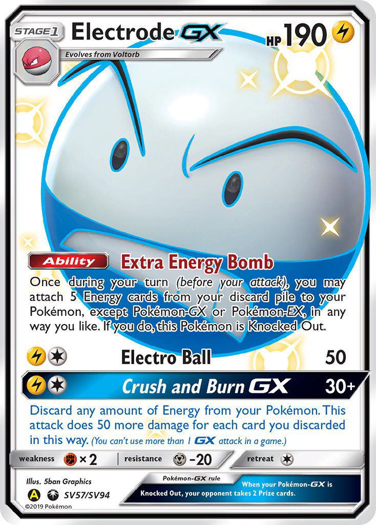 Electrode GX (SV57/SV94) [Sun & Moon: Hidden Fates - Shiny Vault] | Enigma On Main