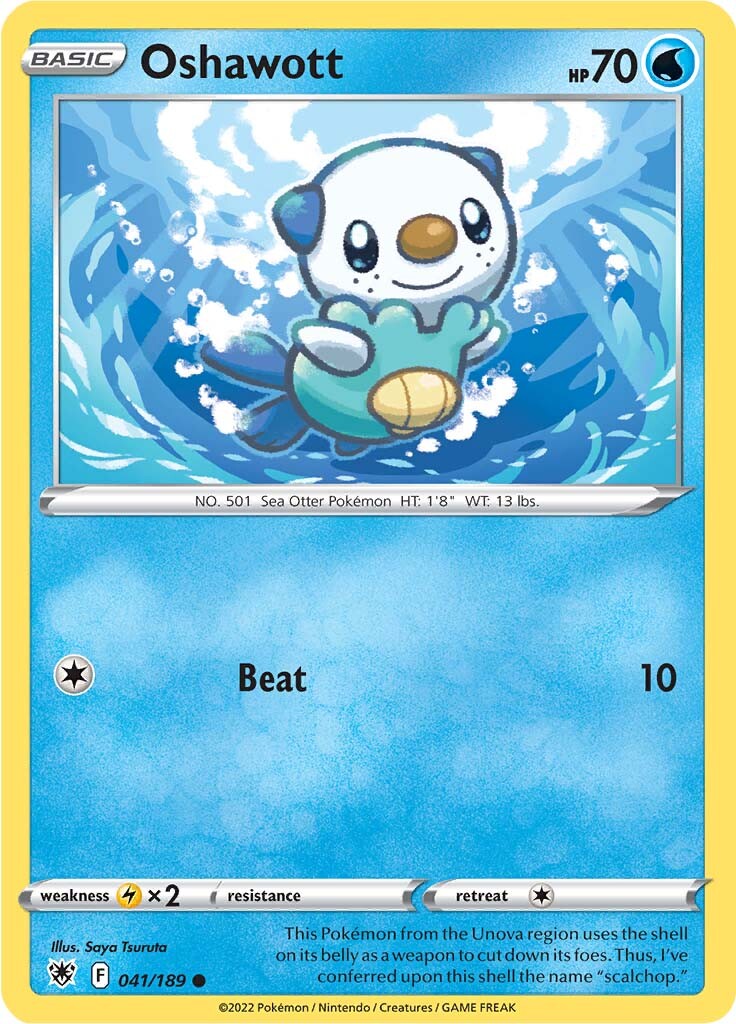 Oshawott (041/189) [Sword & Shield: Astral Radiance] | Enigma On Main